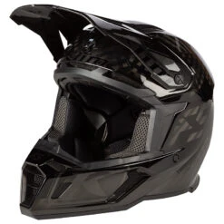 Fibra Casco Klim F5 Shred Asphalt Nero
