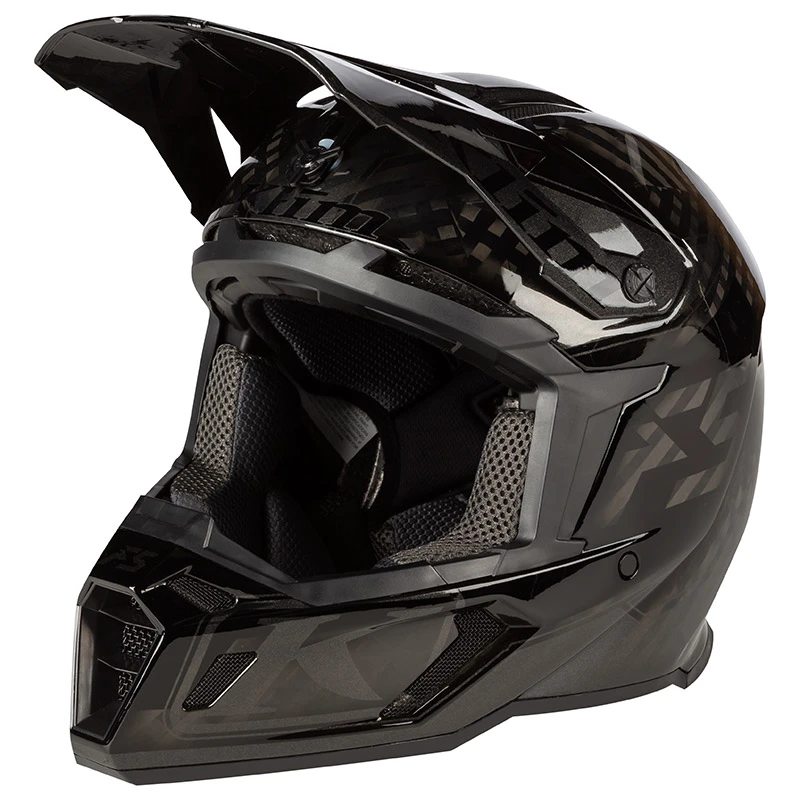 Fibra Casco Klim F5 Shred Asphalt Nero 1 Fibra Casco Klim F5 Shred Asphalt Nero