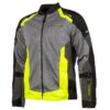Tessuto Traforate Giacca Klim Induction Hi-vis Monument Grigio