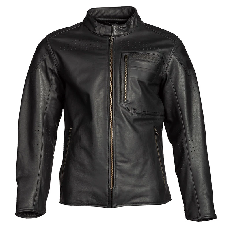 Giacca Pelle Klim Sixxer Gunmetal Nero 2 Giacca Pelle Klim Sixxer Gunmetal Nero - immagine 2
