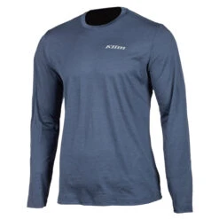 Maglie Maglia Klim Teton Merino Wool Ls Blu