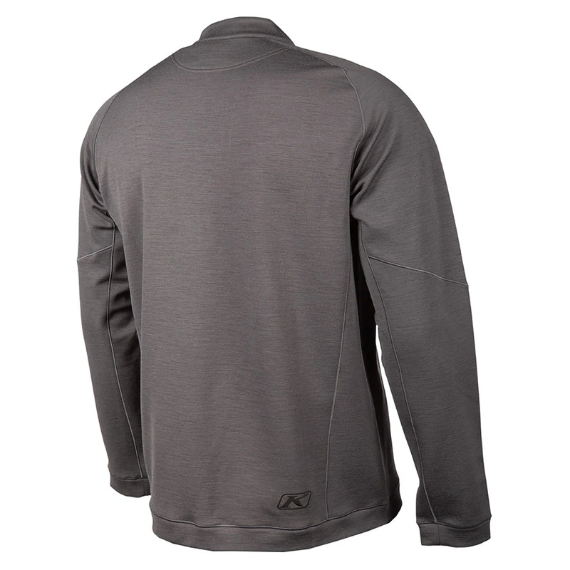 Maglie Maglia Klim Teton Merino Wool 1/4 Zip Asphalt 2 Maglie Maglia Klim Teton Merino Wool 1/4 Zip Asphalt - immagine 2