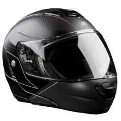 Fibra Casco Modulare Klim Tk1200 Skyline Nero Opaco -Klim klim tk1200 helmet skyline mattblack 3